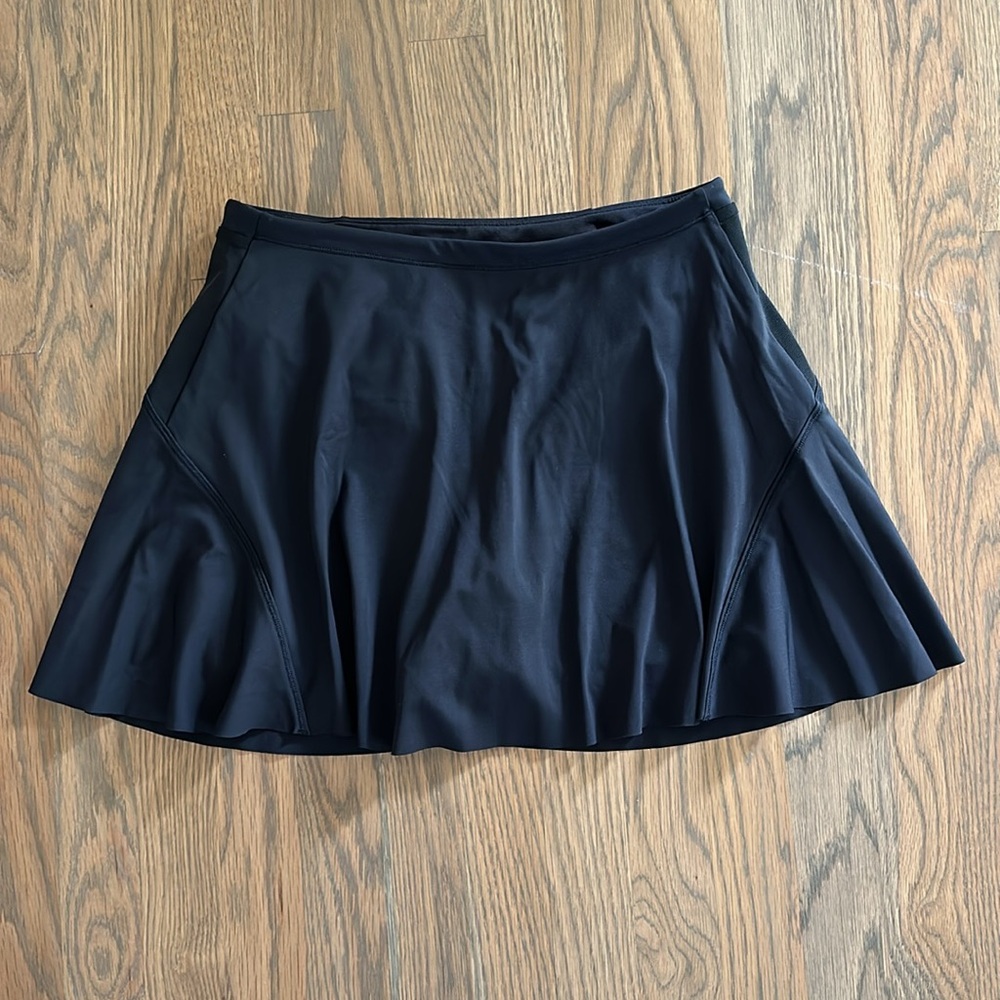 Athleta Match Point Skort sz Small Women’s Skirt 14" Black Tenniscore Summer Sun